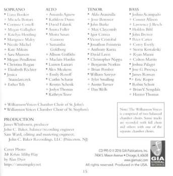 CD Westminster Williamson Voices: Hole In The Sky