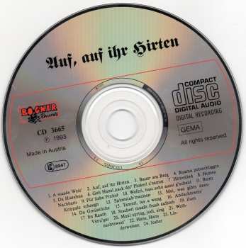 CD Alpbacher Bläser: Auf, Auf Ihr Hirten