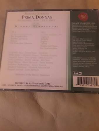 2CD Orchester Der Wiener Staatsoper: Prima Donnas, Recordings From 1933-1976