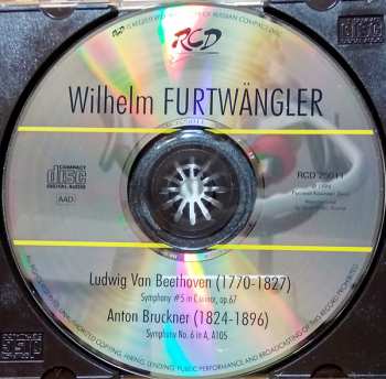 CD Wilhelm Furtwängler: Beethoven: Symphony No.5. / Bruckner: Symphony No.6