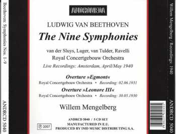 5CD Ludwig van Beethoven: The Nine Symphonies (Recordings: 1940)