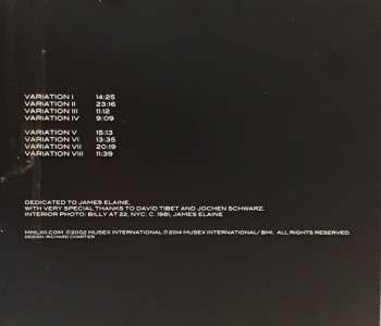 2CD William Basinski: Variations: A Movement In Chrome Primitive