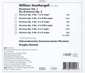 CD Südwestdeutsches Kammerorchester: Six Overtures Op. 5