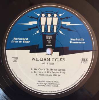 LP William Tyler: Live At Third Man Records