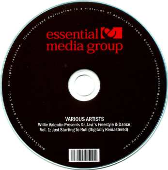 CD Willie Valentin: Freestyle & Dance, Volume 1 - Just Starting To Roll