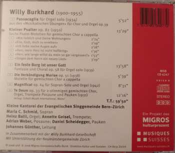 CD Willy Burkhard: Geistliche Musik