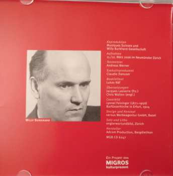 CD Willy Burkhard: Geistliche Musik
