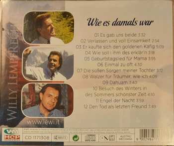CD Willy Lempfrecher: Wie Es Damals War