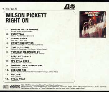 CD Wilson Pickett: Right On