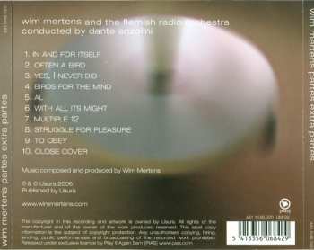 CD Wim Mertens: Partes Extra Partes