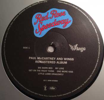 2LP Wings: Red Rose Speedway LTD