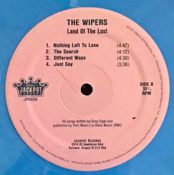 LP Wipers: Land Of The Lost CLR | LTD
