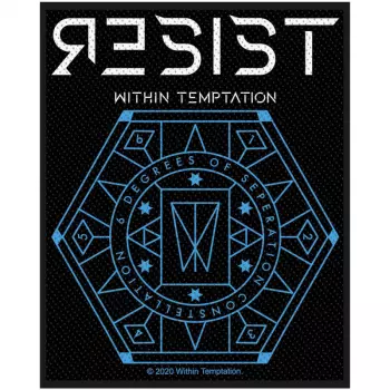 Aufnäher Resist Hexagon