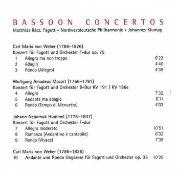 SACD Wolfgang Amadeus Mozart: Bassoon Concertos