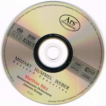 SACD Wolfgang Amadeus Mozart: Bassoon Concertos