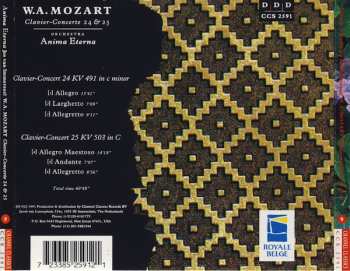 CD Wolfgang Amadeus Mozart: Clavier-Concerte 24 & 25