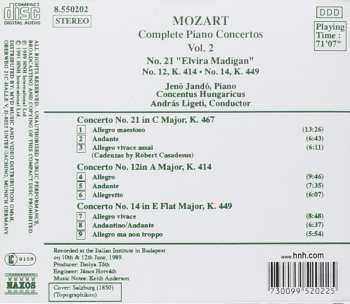 CD Wolfgang Amadeus Mozart: Complete Piano Concertos Vol. 2 – No. 21 "Elvira Madigan" • No. 12, K. 414 • No. 14, K. 449