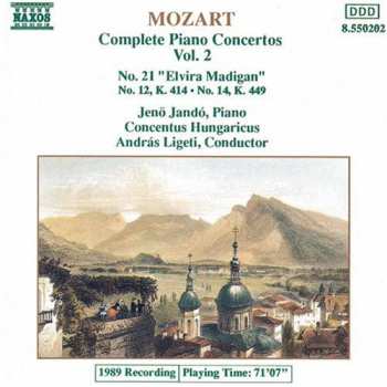CD Wolfgang Amadeus Mozart: Complete Piano Concertos Vol. 2 – No. 21 "Elvira Madigan" • No. 12, K. 414 • No. 14, K. 449