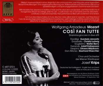 2CD Wolfgang Amadeus Mozart: Così Fan Tutte