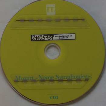 2CD Wolfgang Amadeus Mozart: Name Symphonies - Linz, Paris, Haffner, Prague, Jupiter