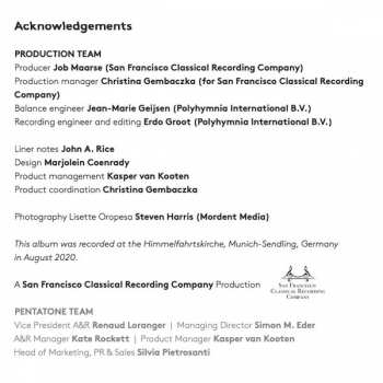 SACD Wolfgang Amadeus Mozart: Ombra Compagna