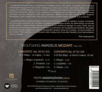 CD Wolfgang Amadeus Mozart: Piano Concertos 25 & 27