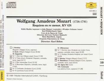 CD Wolfgang Amadeus Mozart: Requiem En Re Menor, KV. 626