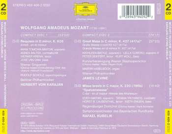 2CD Herbert von Karajan: Requiem; Great Mass in C minor; Missa brevis in C major