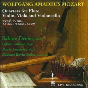 CD Wolfgang Amadeus Mozart: Quartets For Flute, Violin, Viola And Violoncello