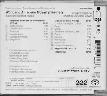 SACD Wolfgang Amadeus Mozart: Salzburg Sacred Music