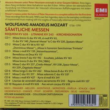 10CD/Box Set Wolfgang Amadeus Mozart: Sämtliche Messen