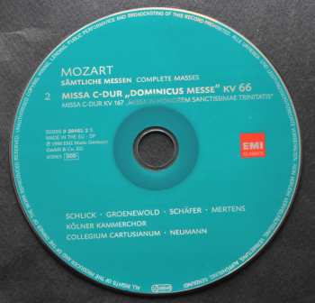 10CD/Box Set Wolfgang Amadeus Mozart: Sämtliche Messen