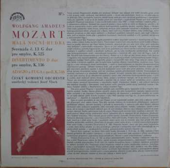 LP Wolfgang Amadeus Mozart: Skladby Pro Smyčce (74 1)