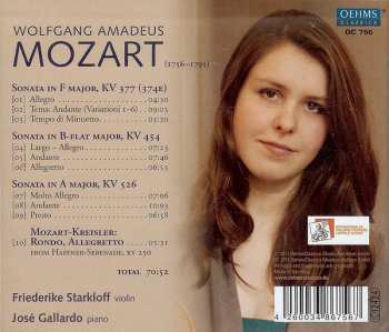 CD Wolfgang Amadeus Mozart: Sonatas For Piano And Violin