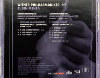 CD Wolfgang Amadeus Mozart: Symphonie Nr. 32 Kv 318/Sinfonia Domestica Op 53