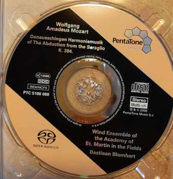 SACD Wolfgang Amadeus Mozart: Donaueschingen Harmoniemusik of The Abduction from the Seraglio K. 348