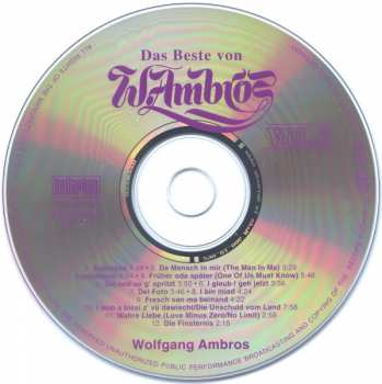 3CD/Box Set Wolfgang Ambros: Das Beste Von W. Ambros Vol. 1-3