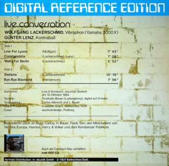 LP Wolfgang Lackerschmid: Live Conversation