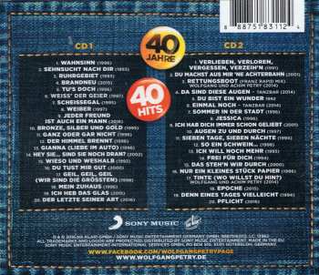 2CD Wolfgang Petry: 40 Jahre - 40 Hits