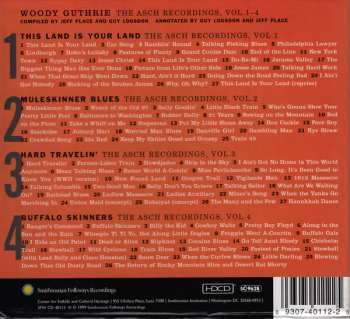 4CD/Box Set Woody Guthrie: The Asch Recordings Vols. 1-4