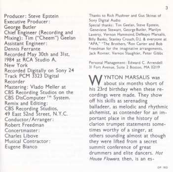 CD Wynton Marsalis: Hot House Flowers