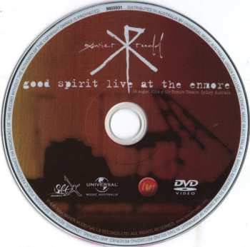 DVD Xavier Rudd: Good Spirit - Live At The Enmore
