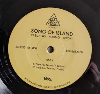 2LP Yasuhiro Kohno Trio: Song Of Island