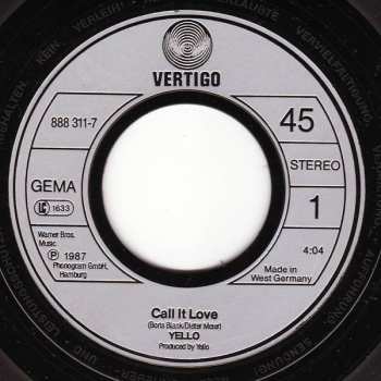 SP Yello: Call It Love