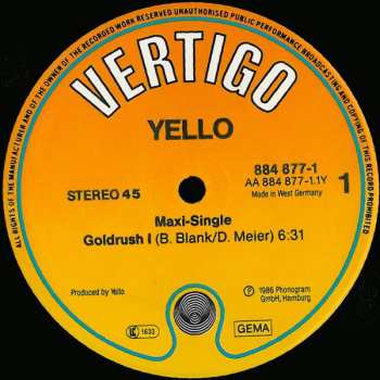 LP Yello: Goldrush