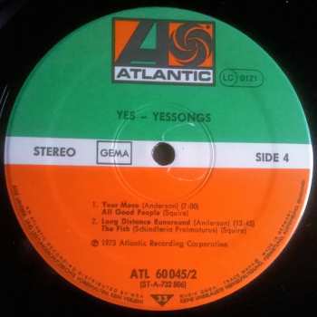 3LP Yes: Yessongs