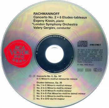CD The London Symphony Orchestra: Concerto No. 2 / 6 Etudes-Tableaux