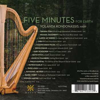 CD Yolanda Kondonassis: Five Minutes For Earth