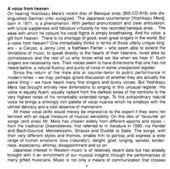 CD Yoshikazu Mera: Romance