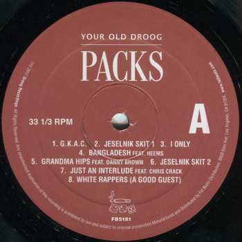 LP Your Old Droog: Packs